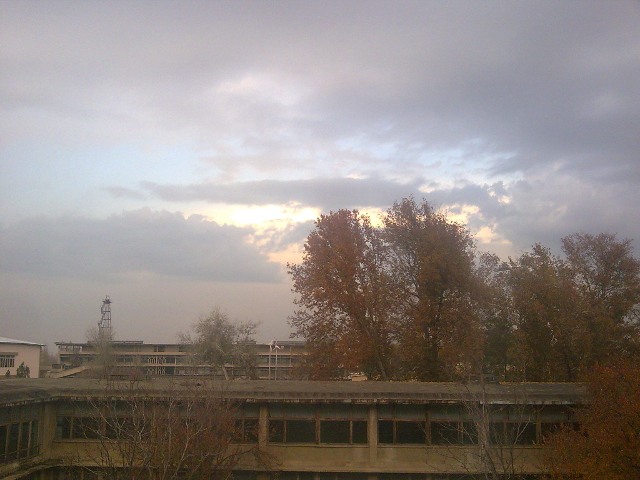 Небо из окна Университета